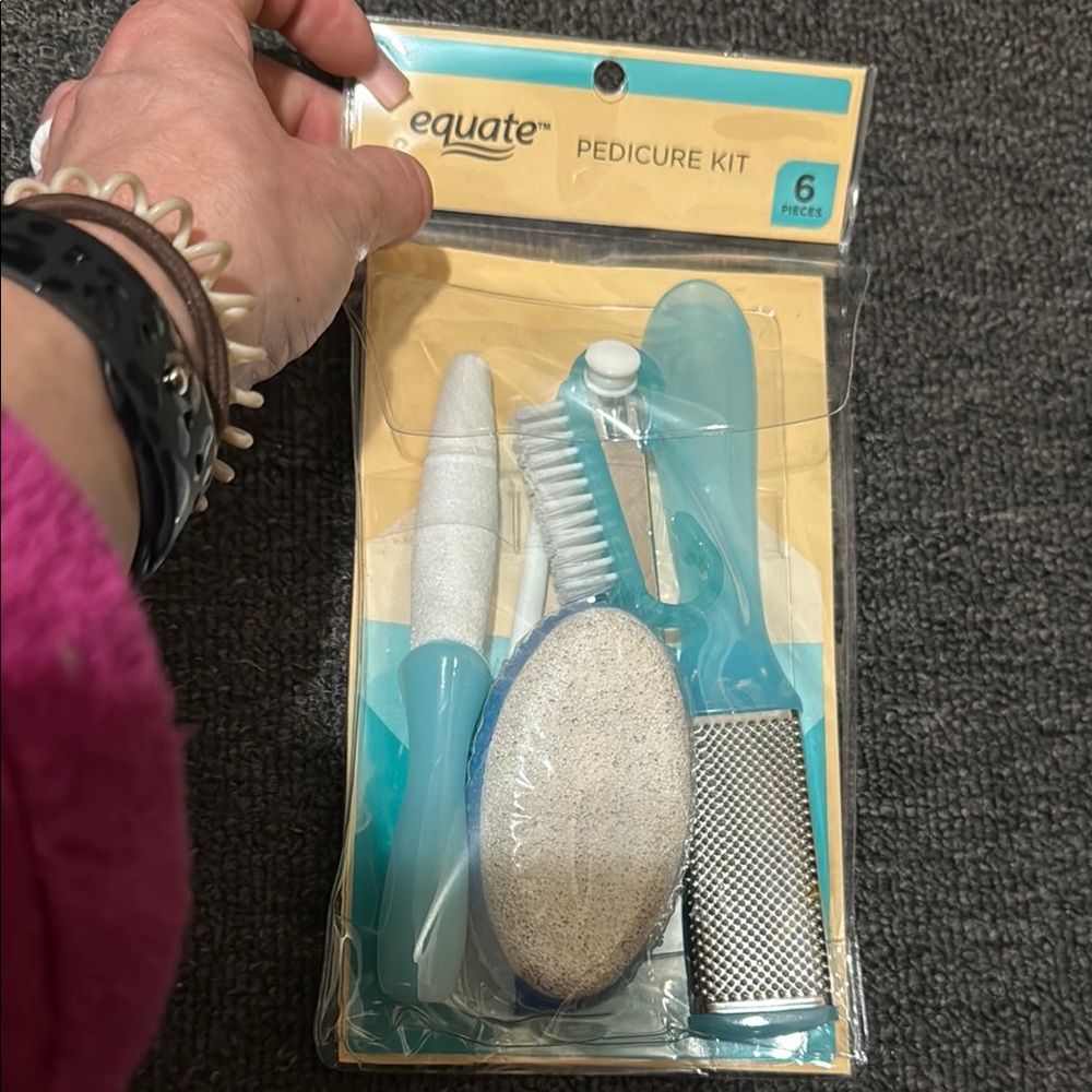 Equate Pedicure Kit - Blue and White